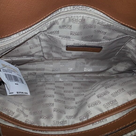 MICHAEL KORS-COLGATE-Nylon/Leather Large Tote-Dusk/Silver Hardware-Authentic-NWT - Picture 7 of 8